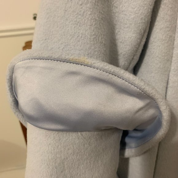 Club Monaco Light Blue Ruffled Sleeves Coat - Picture 11 of 13